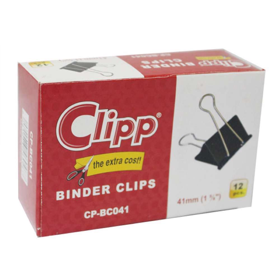 Clipp Binder clips 41mm (1-5/8") CP-BC041